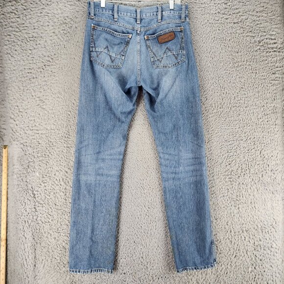 Wrangler Other - Wrangler Jeans Mens 32x36 Blue Cotton Mid Rise Slim Straight *Read*